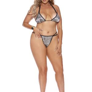 Charmeuse String Bra Top with Double Straps and… - 11059X