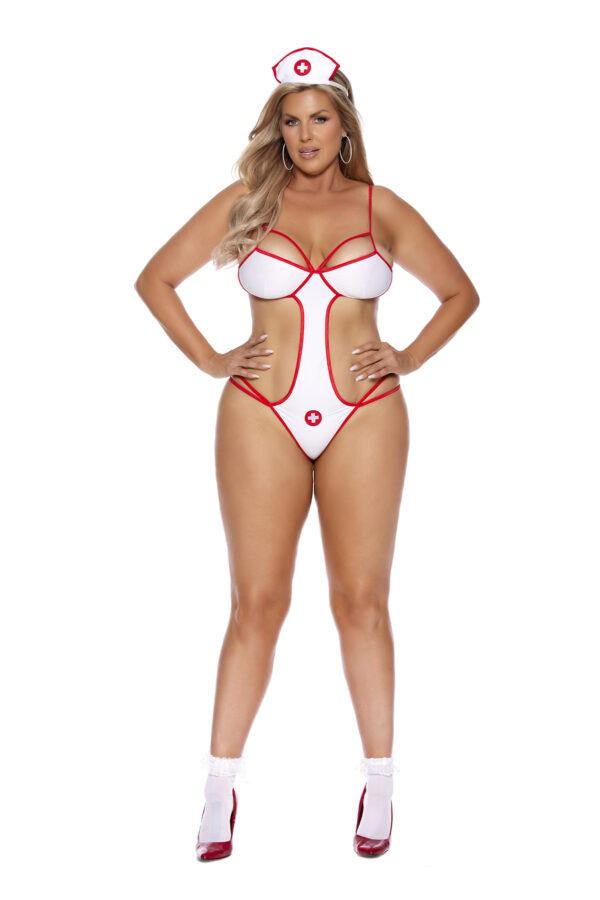 Nurse Naughty - Teddy with Cut Out Sides… - 82492Q